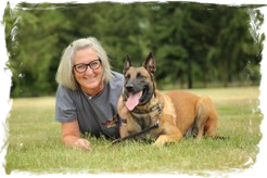 Kerstin Peschel mit Nala Kerstin Peschel mit Nala
